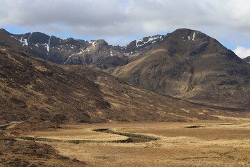 South glen shiel ridge scotland highlands munros
