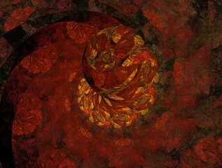 Imaginatory fractal abstract background Image