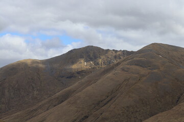 Fototapeta na wymiar Mullach Fraoch-choire glen shiel ridge scotland highlands munros