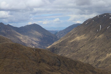 glen shiel ridge scotland highlands munros