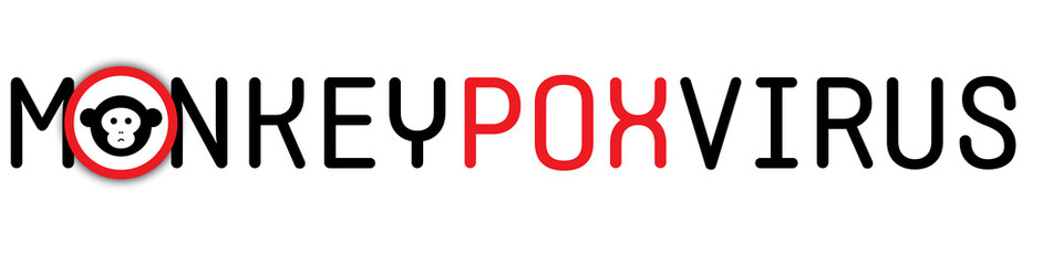  Monkeypox virus infection pandemic white background