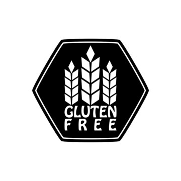Gluten free icon. No gluten, gluten free sign isolated on white background