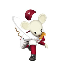 白ネズミ　投手