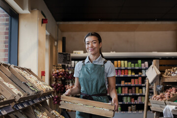 Portrait of small business owner looking to camera