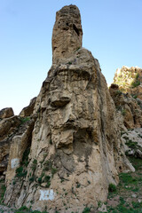Cudi Gabar mountains Kasrik Pass and botan river between Cizre and Sirnak in South East Region of Turkey