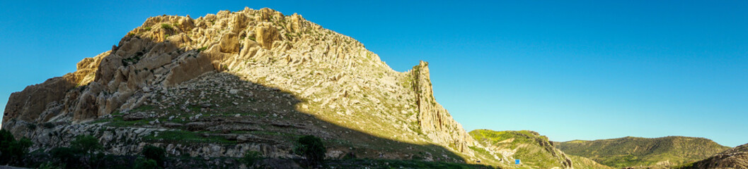 Cudi Gabar mountains Kasrik Pass and botan river between Cizre and Sirnak in South East Region of Turkey