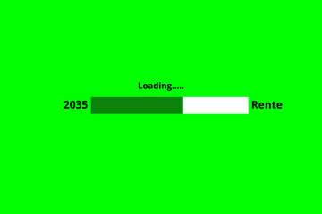 Loading knallig grün - Rente - 2035