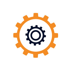 illustration, icons, logo with car details. Car service. Auto parts store. Flat design.