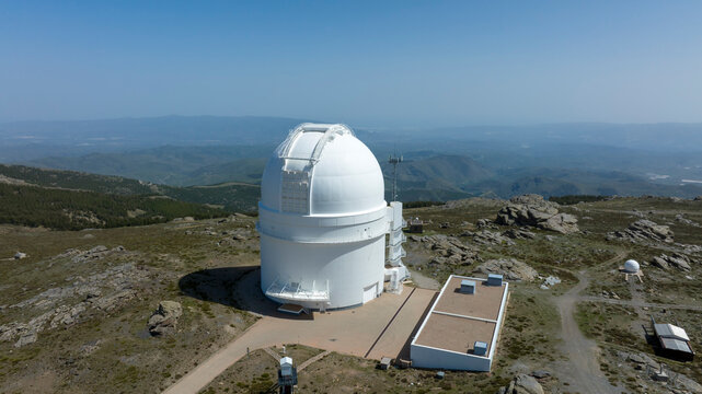 instalaciones del observatorio del Calar alto en la provincia de Almer&iacute;a, Espa&ntilde;a