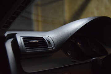 Obraz premium close up of a car door vw passat