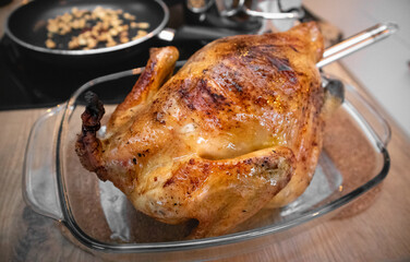 Barbecue grilled chicken