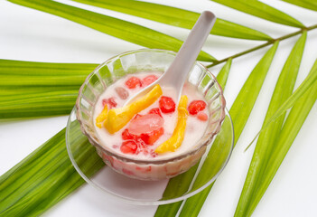 Red Ruby in sweet coconut milk