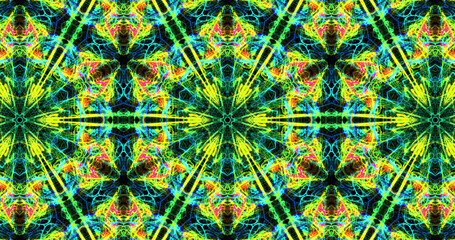 Abstract, futuristic and colorful pattern