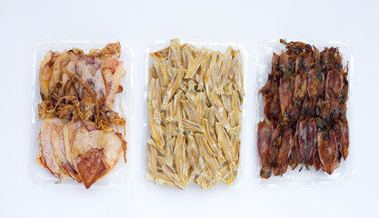 Dried anchovy and dried squid