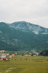 Fototapeta na wymiar beautiful mountain in Montenegro 