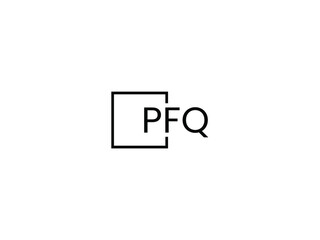 PFQ Letter Initial Logo Design Vector Illustration
