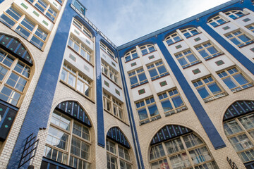 Fototapeta premium jewish courtyard building facade in berlin