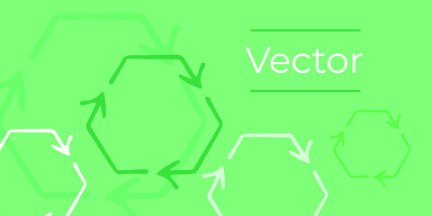 Recycle eco sign sketch vector illustration. Reduce plastic use hand drawn vertical background. Reuse media banner