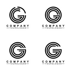 Letter G logo icon design template