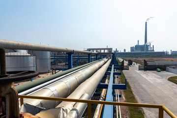 Pipelines for the transportation of industrial oil and gas.