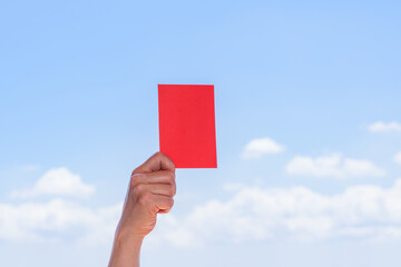 レッドカード　【 審判 の イメージ 】