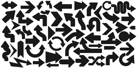 Arrows set. Icon symbol vector