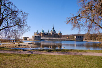 Kalmar castle in Sweden by the sea in spring © Vesna