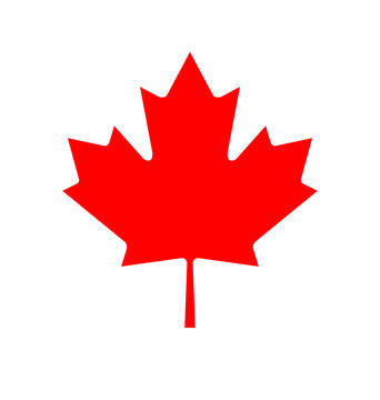 classic red maple leaf of canada