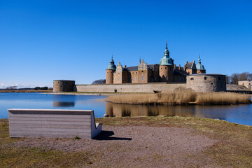 Kalmar castle in Sweden by the sea in spring © Vesna