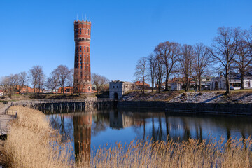 West Gate and Old Water Tower in the city of Kalmar © Vesna