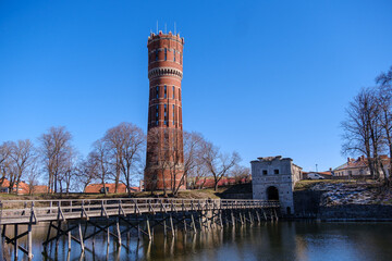 West Gate and Old Water Tower in the city of Kalmar © Vesna