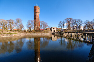 West Gate and Old Water Tower in the city of Kalmar © Vesna
