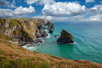 Bedtruthan Steps, Cornwall, Südengland