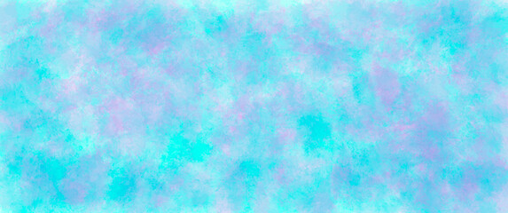 blue and pink. watercolor hand painting