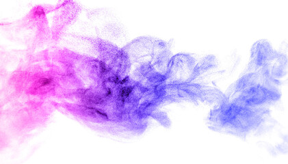 Fototapeta na wymiar pink purple blue dust powder explosion. 