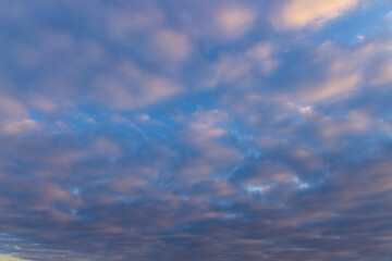 Fototapeta premium Beautiful sky with cloud before sunset
