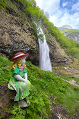 Goriuda waterfall (Fontanon di Goriuda), Province of Udine, Italy