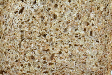  brown bread texture background. Texture of brown bread baked from rye flour