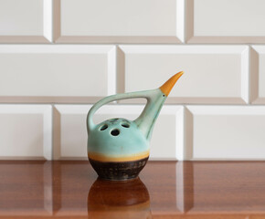 Mid-century modern pottery - bird shape vase