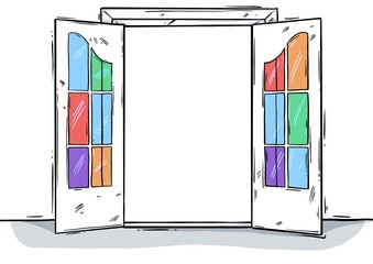 illustration of a window 