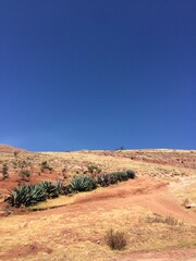 Valle Sagrado Landscape Peru Blue sky