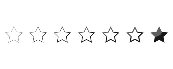 Stars rating reviev. Vector illustration.