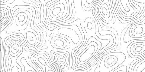 Black and white abstract background vector, Abstract topographic contours map background .Topographic background and texture, monochrome image. 3D waves. Marble texture with natural pattern .