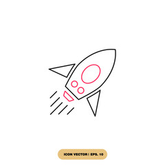 rocket icons  symbol vector elements for infographic web