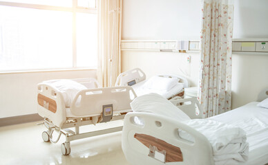 hospital inpatient ward background material - obrazy, fototapety, plakaty