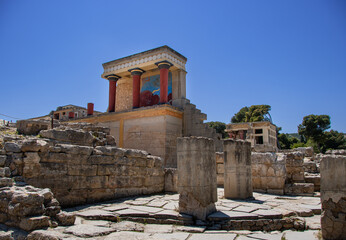 Knossos Palace on the Greek island of Crete