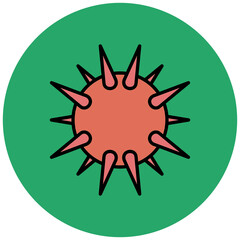 Sea Urchin Icon