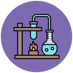 Obraz premium Distilling Icon