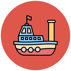 Boat Toy Icon