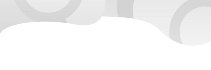 White abstract banner background